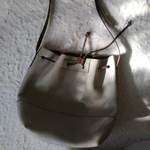 J Crew Leather Bucket Bag